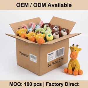 Juguete de peluche para perro con forma de gofre, juguete chirriante de peluche para masticar, juguete interactivo para cachorros para la dentición, venta al por mayor OEM ODM CE - Product Image 6