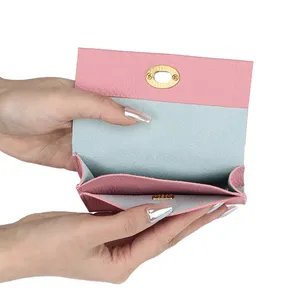 AndoBag บัตรเครดิตผู้หญิงของแท้หนังวัวสั้นกระเป๋าสตางค์แฟชั่นกระเป๋าเงินเหรียญขนาดเล็ก <span class=keywords><strong>1529</strong></span> - Product Image 5