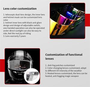 Modular <strong>Smart</strong> Motorcycle <strong>Helmets</strong> Cover Full Face Motorcycle Accessories <strong>Helmet</strong> for Men Classic Retro - Product Image 3