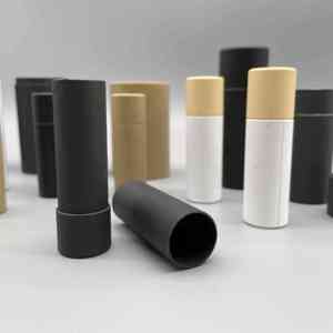 Tubo de papel para manualidades cilíndrico biodegradable compostable personalizado embalaje ecológico cuidado de la piel Twistaging desodorante - Product Image 2
