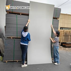 Bamboevezel Wandpaneel Bamboe Houtskool Wandpaneel Spaanplaat Hout Alternatief Voor Indoor Huisdecoratie - Product Image 5