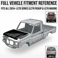 Couvercle de capot moteur (capot avant) pour Toyota Land Cruiser LC79 2024 - Pièces de rechange pour carrosserie automobile
