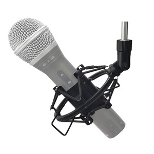 Clip de estudio de grabación de Metal a prueba de golpes de transferencia de cobre de 30mm soporte de micrófono de <span class=keywords><strong>araña</strong></span> soporte de micrófono de condensador y soporte - Product Image 1