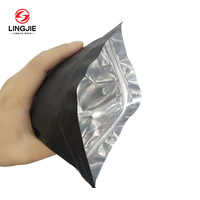 Sachets à trois soudures pour l'emballage du thé, sachets en plastique laminé aluminium thermosoudables pour le café