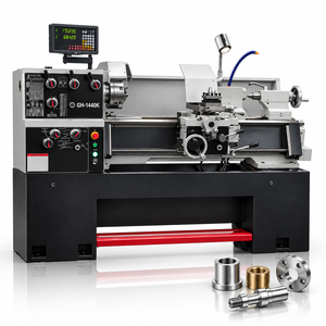 Torno Manual Horizontal de Alta Precisión para Trabajos Pesados, para Torneado, Roscado, Perforación y Mecanizado Industrial de Metales - Product Image 1