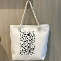 Nouveau Style stockage fermeture éclair simple épaule grande capacité femmes léger corde grossière Polyester Palestine sac pour voyage