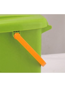 Nhà Sản Xuất Màu Xanh Lá Cây Các Loại Kích Thước Nhỏ Swing Nắp Nhựa Thùng Rác Rác Rác Vệ Sinh Nhà Bếp Compost Bin - Product Image 5