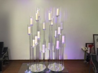 Offre Spéciale Articles de Décoration de Mariage Grand Chandelier en Cristal à 10 Bras Centre de Table
