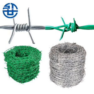 Pagar Kawat Berduri Buatan China 2026 Berkualitas Tinggi Kawat Berduri Galvanis Celup Panas Anti-panjat - Product Image 6