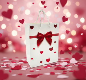 Bolsa de Regalo de San Valentín con Lazo Rojo, Impresión Offset en Papel, Modelo Ref Mh 32132 - Product Image 2