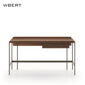 WBERT Italian Designer Study Office Workbench Luxury Modern Simple <b>Minimal</b> <b>Desk</b> Nordic Solid Wood Computer <b>Desk</b> Luxury Italian - Product Image 1