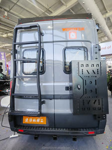 Estante de puerta trasera de alta calidad para caravanas y vehículos recreativos Piezas y accesorios de autocaravana de larga duración con estante trasero de escalera - Product Image 5