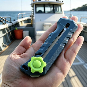 Outil de pêche en mer, dégorgeur d'hameçons, coupe-ligne, pour la pêche au bar, portable, étanche, en acier inoxydable, pour dégorger les calmars - Product Image 1
