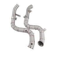 Tuyau de descente isolé direct SS304 pour Mercedes-AMG GLE63 4.0T V8 2023+ – Tuyau de décharge pour performance de course, échappement à flux libre