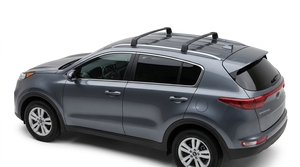 Barres transversales <span class=keywords><strong>de</strong></span> <span class=keywords><strong>toit</strong></span> compatibles avec <span class=keywords><strong>KIA</strong></span> <span class=keywords><strong>SPORTAGE</strong></span> 2016-2020, 2 pièces, en alliage d'aluminium noir, porte-bagages durable <span class=keywords><strong>de</strong></span> haute qualité - Product Image 4