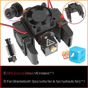 3 Bộ Phận Máy In 3D DSWAY E3d V6 Hotend Kit Tất Cả Kim Loại Vòi Phun Núi Lửa HotEnd Bowden Đầu Trực Tiếp J-head 12V/24V Giá Đỡ Quạt Làm Mát 1.75Mm - Product Image 4