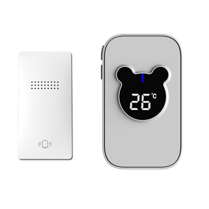 Sonnette de porte étanche <span class=keywords><strong>sans</strong></span> <span class=keywords><strong>fil</strong></span> <span class=keywords><strong>longue</strong></span> portée enfichable pour la maison <span class=keywords><strong>Carillon</strong></span> de porte intelligent - Product Image 1