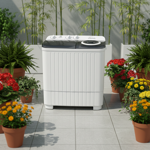 <span class=keywords><strong>Lavadora</strong></span> semiautomática de carga superior de <span class=keywords><strong>11</strong></span> <span class=keywords><strong>kg</strong></span>, nueva, eficiente, azul, para el hogar y hoteles, eléctrica, con repuestos gratuitos, nueva, limitada, en inglés. - Product Image 3