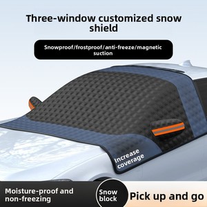 Nouvelle Housse de Protection Hivernale pour Pare-Brise de <span class=keywords><strong>Voiture</strong></span> – Imperméable, Anti-Neige, Anti-Givre, Anti-Congélation, Pare-Soleil, Demi-Housse - Product Image 3