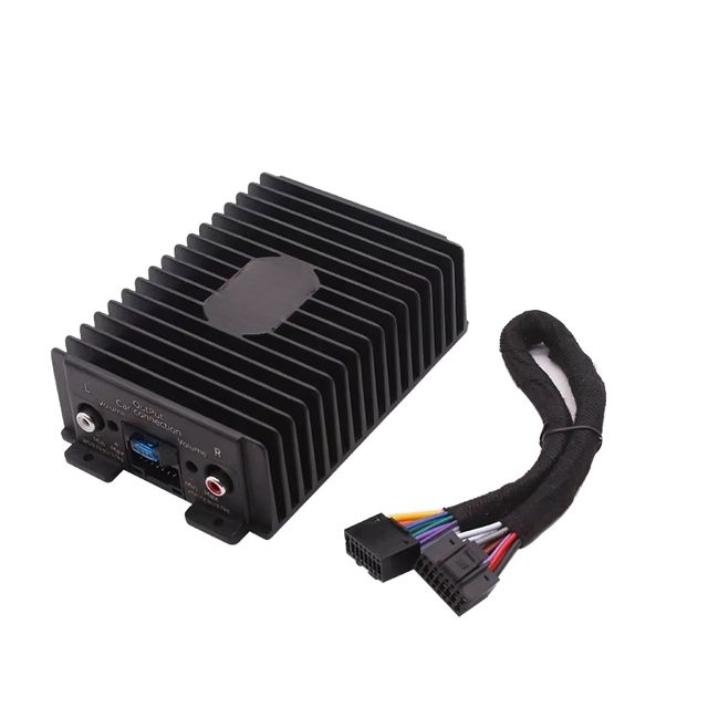 New Product 80W*4 Class AB 4 Channel Car Power Amplifier with Android DSP and Equalizers