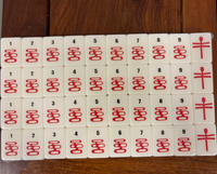 Ensemble de mahjong américain en acrylique de luxe, 152 tuiles standard avec support, kit de jeu familial haut de gamme