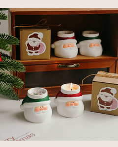 Décorations <span class=keywords><strong>de</strong></span> Noël, cadeaux <span class=keywords><strong>de</strong></span> vacances créatifs, tasses <span class=keywords><strong>de</strong></span> bougies parfumées du père Noël faites à la main, cire <span class=keywords><strong>de</strong></span> soja personnalisée - Product Image 2