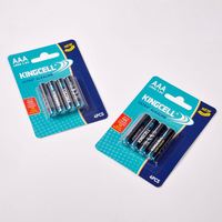Pilas Alcalinas KINGCELL Ultra+ AAA LR03 1.5V de Alta Energía y Larga Duración para Control Remoto, Reloj, Juguetes
