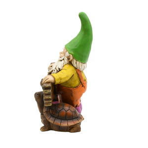 Polyresin souriant grand-père <span class=keywords><strong>jardin</strong></span> nain tenant une pancarte <span class=keywords><strong>de</strong></span> bienvenue - Product Image 3