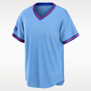 Maillot de baseball brodé personnalisé, uniforme d'équipe personnalisé, sublimation, maillot de baseball classique vintage USA imprimé - Product Image 1