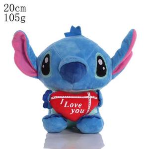 Oso de Peluche <span class=keywords><strong>Kawaii</strong></span> de 8 Pulgadas de Mickey, Lilo y Stitch, Relleno de Algodón PP, Muñeco de Trapo para Alivio del Estrés, para Comercio Transfronterizo - Product Image 6