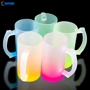 Công suất lớn tùy chỉnh thăng hoa bia <span class=keywords><strong>Mug</strong></span> tốt nghiệp màu 16oz thăng hoa bia <span class=keywords><strong>Mug</strong></span> <span class=keywords><strong>Frosted</strong></span> <span class=keywords><strong>Glass</strong></span> cup Mugs bán buôn - Product Image 2
