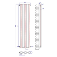 Doz Professional OEM/ODM Service Chauffage de l'eau Colonne verticale en acier Radiateur