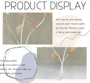 Flores Artificiales Grandes de Color Morado con Base para Exhibición, Ideales para Decoración de Bodas, Escaparates, Flor <span class=keywords><strong>Gigante</strong></span> de Seda Artificial de 1.67 Metros (1 Pieza) - Product Image 4