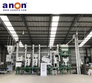 ANON 30-40 TPD Automatic Complete Rice Mill Plant Cost-Effective Industrial Combined Rice Mill Machine