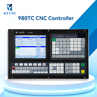 Contrôleur de tour CNC 3 axes 980TC économique, contrôleur de tour CNC complet pour la rétrofit de tour CNC