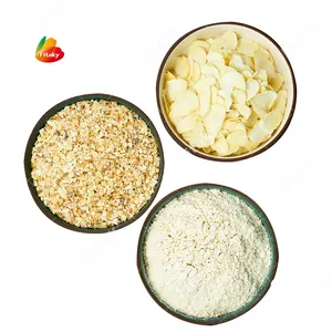 Alimenti granuli di aglio disidratati cubetti di aglio con sapori buon esportatore di granuli di aglio disidratati