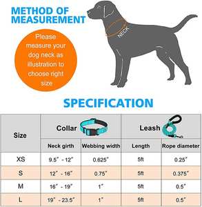 उच्च चिंतनशील नायलॉन वेबबिंग पालतू कुत्ते कॉलर पट्टा सेट कस्टम समायोज्य प्रशिक्षण ओएम डिजाइन लक्जरी शैली मुक्त नमूना कम मौक - Product Image 6