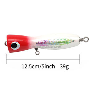 Leurre en <span class=keywords><strong>bois</strong></span> flottant Popper en <span class=keywords><strong>bois</strong></span> pêche Popper bouchons leurres eau salée en <span class=keywords><strong>bois</strong></span> thon à la traîne leurre - Product Image 6