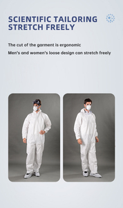 <span class=keywords><strong>Combinaison</strong></span> <span class=keywords><strong>de</strong></span> protection jetable imperméable en non-tissé pour la <span class=keywords><strong>vente</strong></span> en gros <span class=keywords><strong>de</strong></span> fournitures médicales - Product Image 3