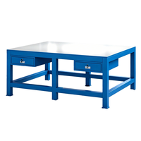 Banc de travail antistatique en acier industriel moderne, table de travail ESD, poste de travail pour réparation électronique, armoire à outils