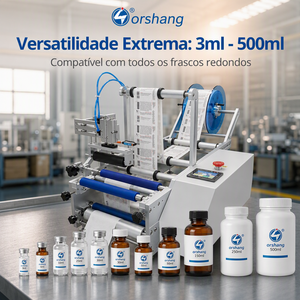 Etiquetadora Eléctrica Semiautomática con Pantalla Táctil para Botellas Redondas de Plástico, Alta Precisión, Compatibilidad con Múltiples Materiales - Product Image 2