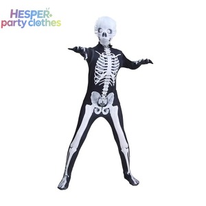 HESPER 2026 Disfraz de Calavera Punk de Terror para Halloween, Disfraces de Cosplay para Niños y Adultos - Product Image 3