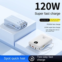 20000mAh Hochleistungs-2-in-1-Schnellladegerät Powerbank Superschnelles 22,5W Vierdraht-Laden LED-Anzeige Li-Polymer-Akku