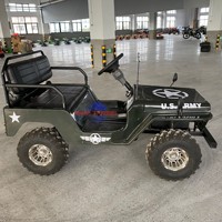 Mini Jeep MH 4x4 Buggy Dune Buggy Transport Spécial Willys 150cc/250cc/350cc Essence Acier Q235B 351-450HP Garantie 2 Ans