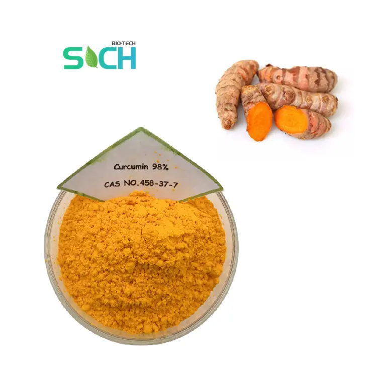 Hữu Cơ nghệ gốc chiết xuất bột Curcumin tumeric chiết xuất Curcuma longa chiết xuất 95%