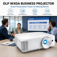 Projecteur professionnel Optoma YDW5512 DLP WXGA pour bureaux, 3800 lumens avec haut-parleur intégré de 10 W et technologie d'affichage DLP