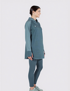 Sudadera Deportiva Casual Musulmana de Otoño Kilang Jahit Pukal OEM, Transpirable, Servicio Personalizado OEM, Precio de Fábrica, Menutup Aurat - Product Image 3