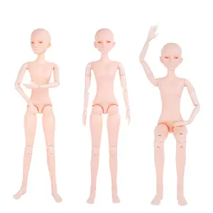 Boneka anak laki-laki, 60 Cm bayi laki-laki 3 poin 20 sendi 3d mata asli Bjd tanpa rias badan dimodifikasi Makeup Bjd