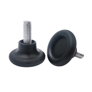 <b>Adjustable</b> Furniture Feet Pads 26.5xM6 Black Plastic <b>Leg</b> Protection For <b>Table</b> Cabinet <b>Adjustment</b> Accessories - Product Image 2