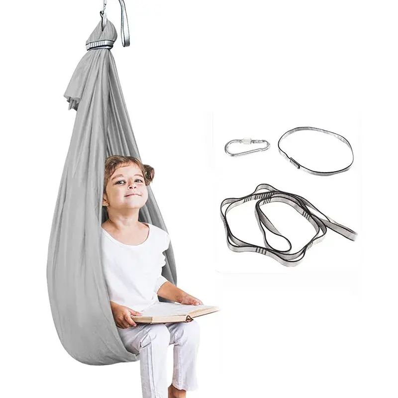 Per bambini al coperto all'aperto Swing amaca regolabile per bambini con terapia di autismo Swing Yoga fitness amaca sedia a dondolo